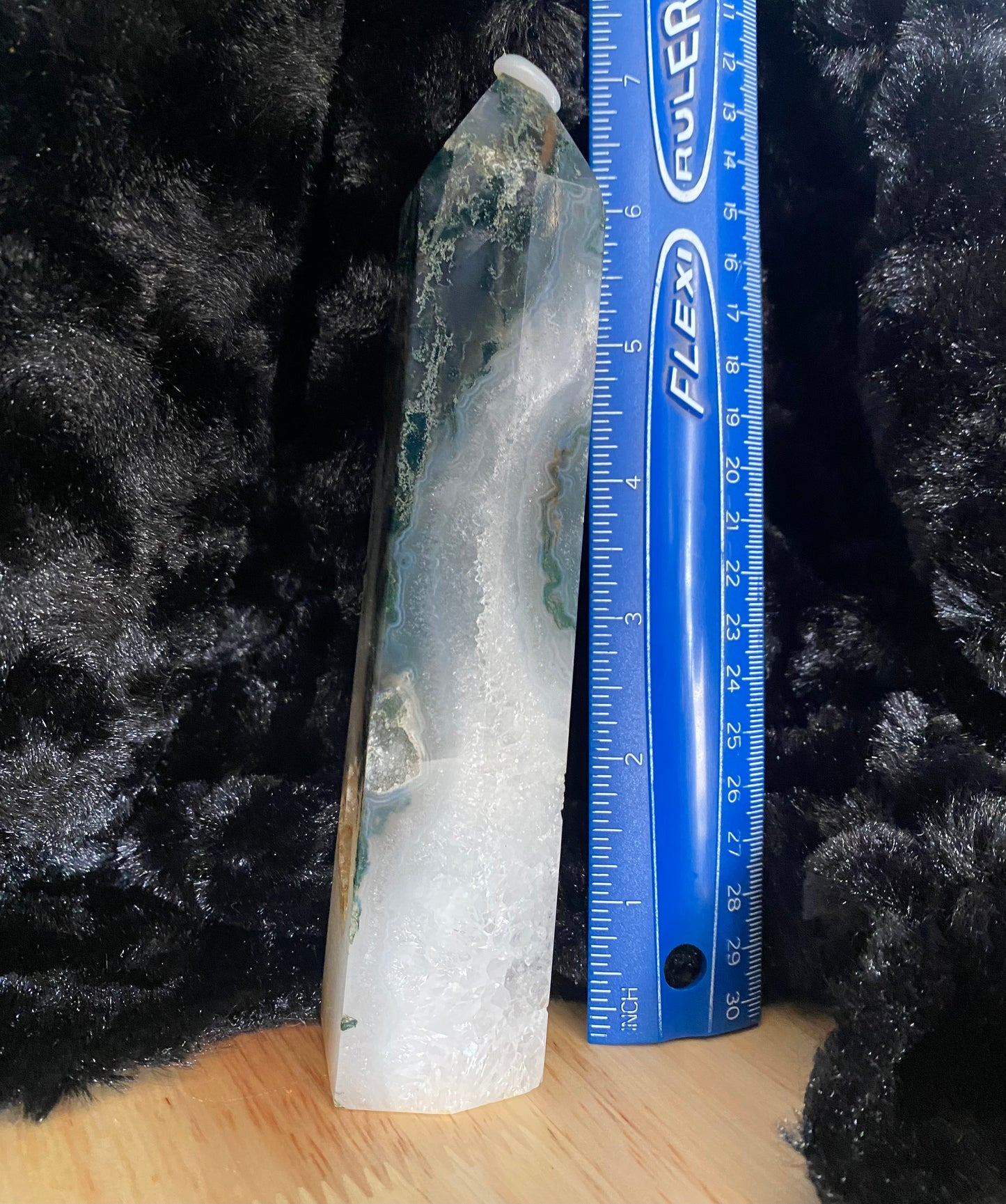 Moss agate tower