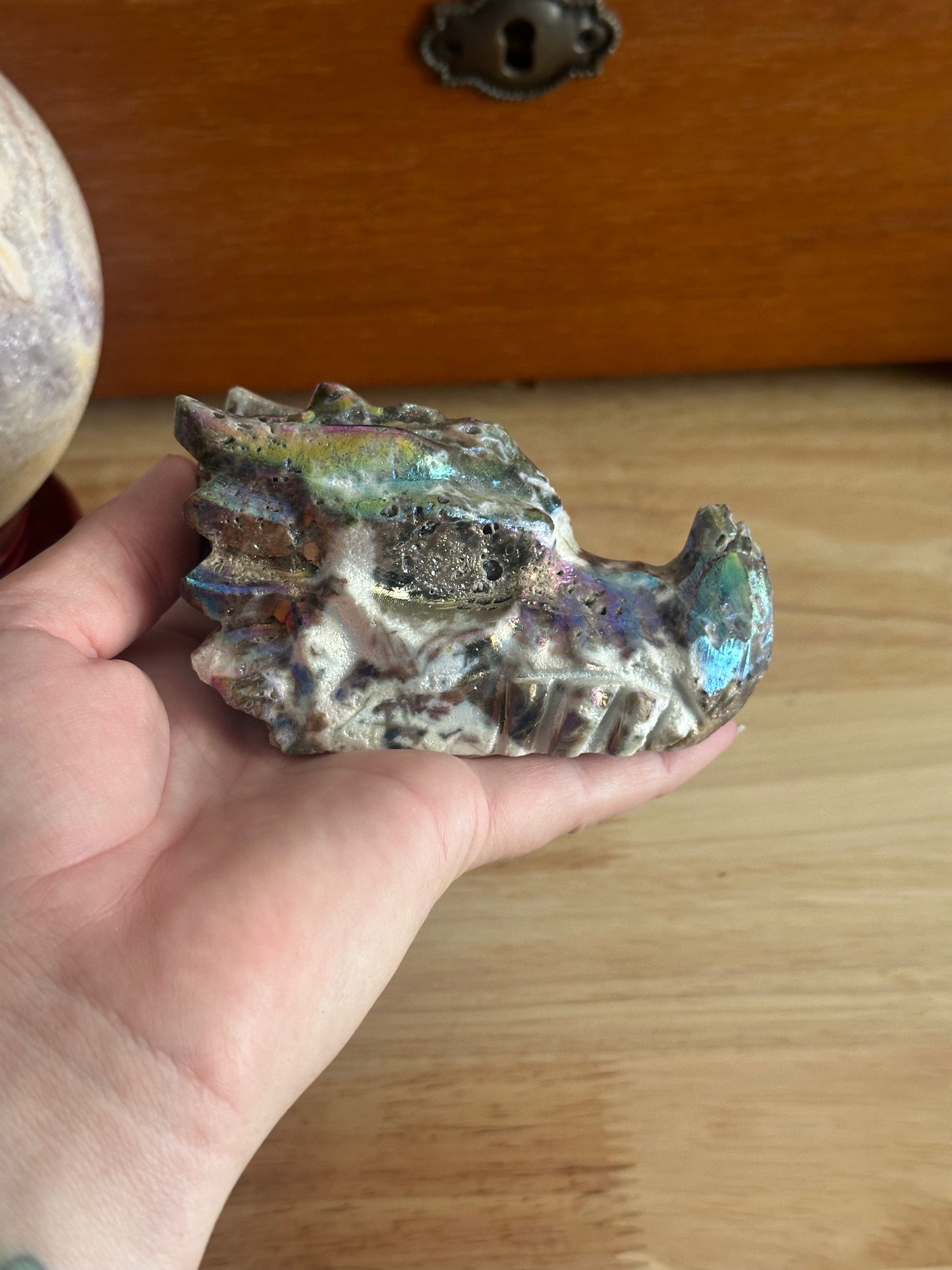 Aura Sphalerite dragon head