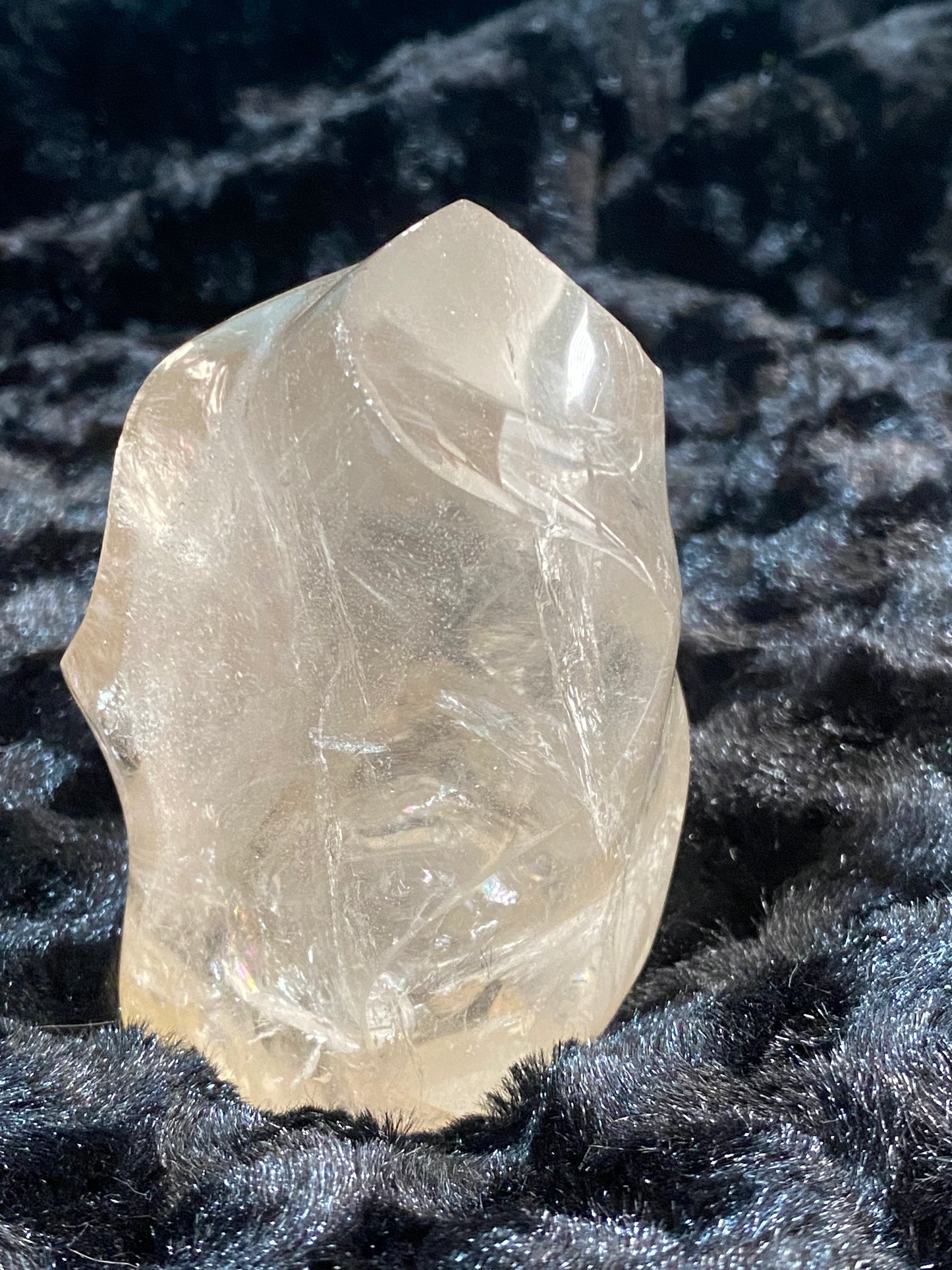 Smoky quartz flame