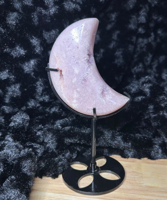 Petite pink amethyst moon