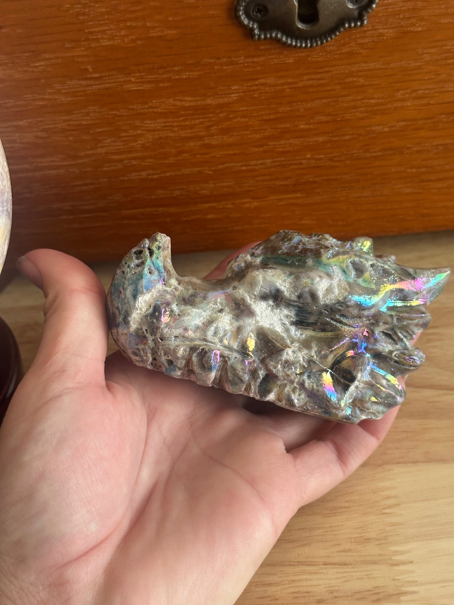 Aura Sphalerite dragon head