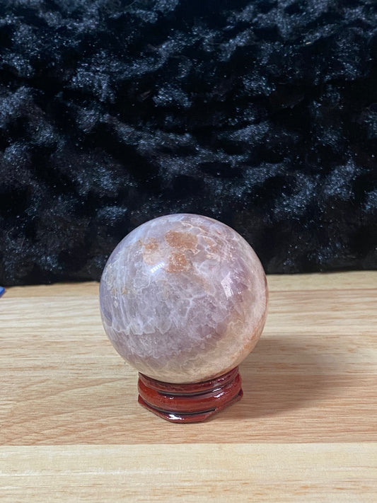 Amethyst agate sphere