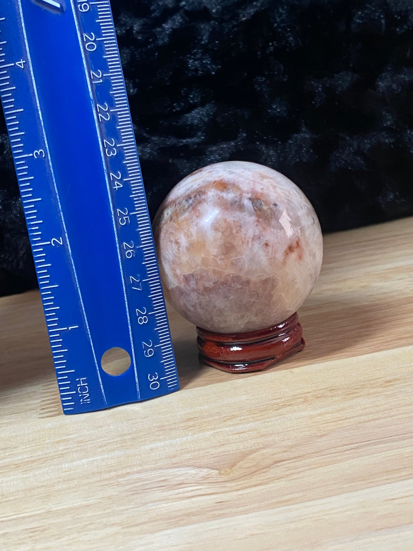 Amethyst agate sphere