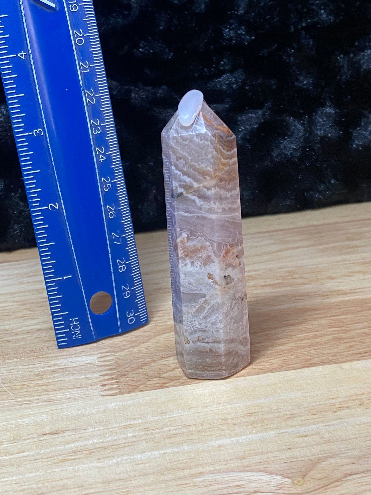 Small amethyst agate tower