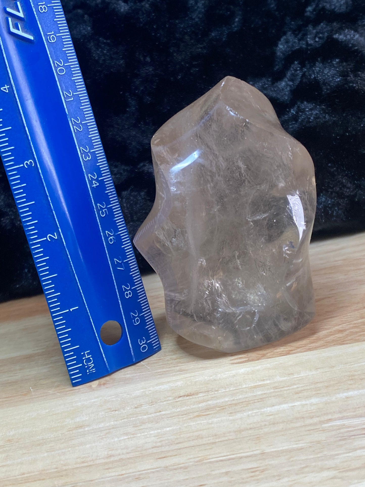 Smoky quartz flame